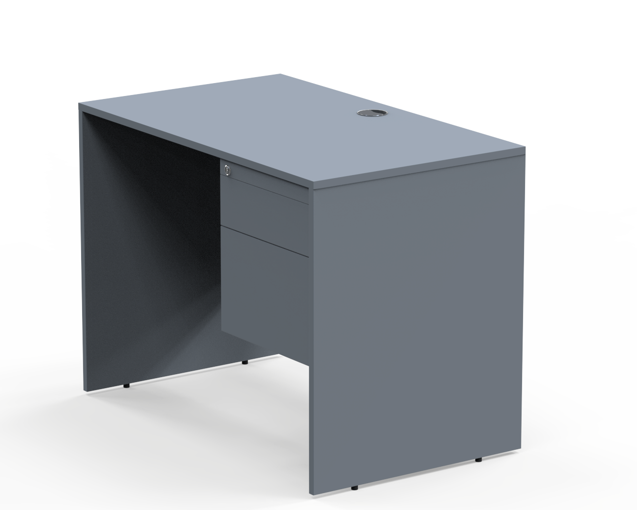 Bàn làm việc đơn Woodi có hộc BDWH-1407