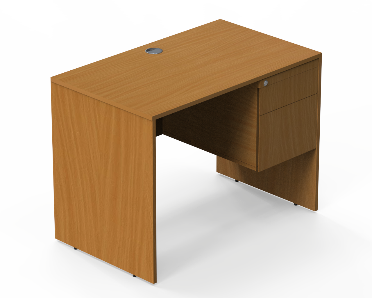 Bàn làm việc đơn Woodi có hộc BDWH-1206