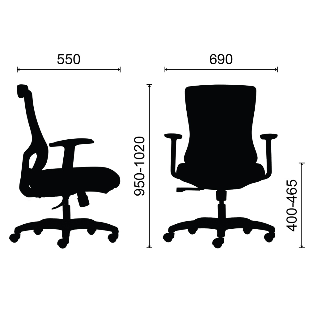 Ghế công thái học M1106 T - 04