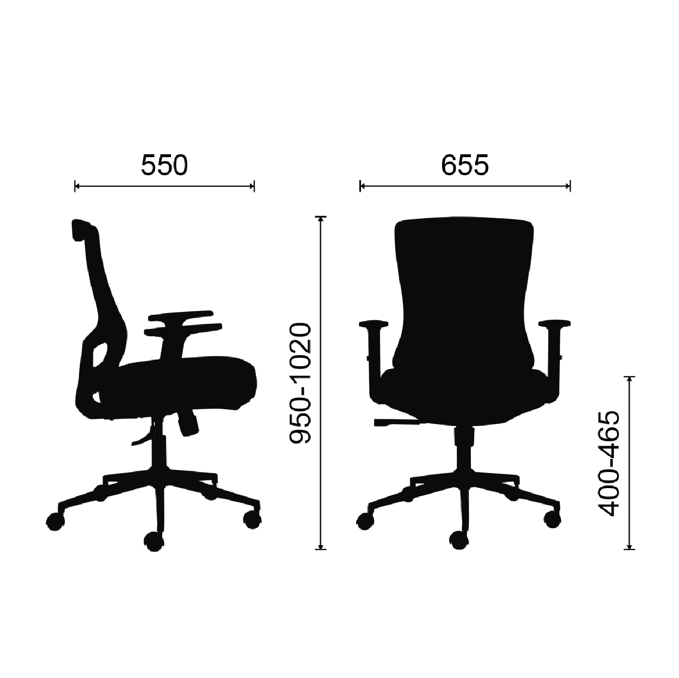 Ghế công thái học M1106 T - 02