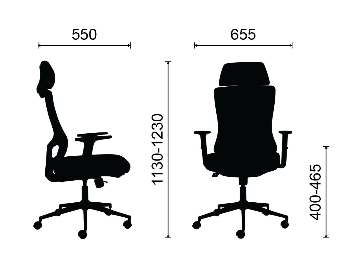 Ghế công thái học M1106 D - 01