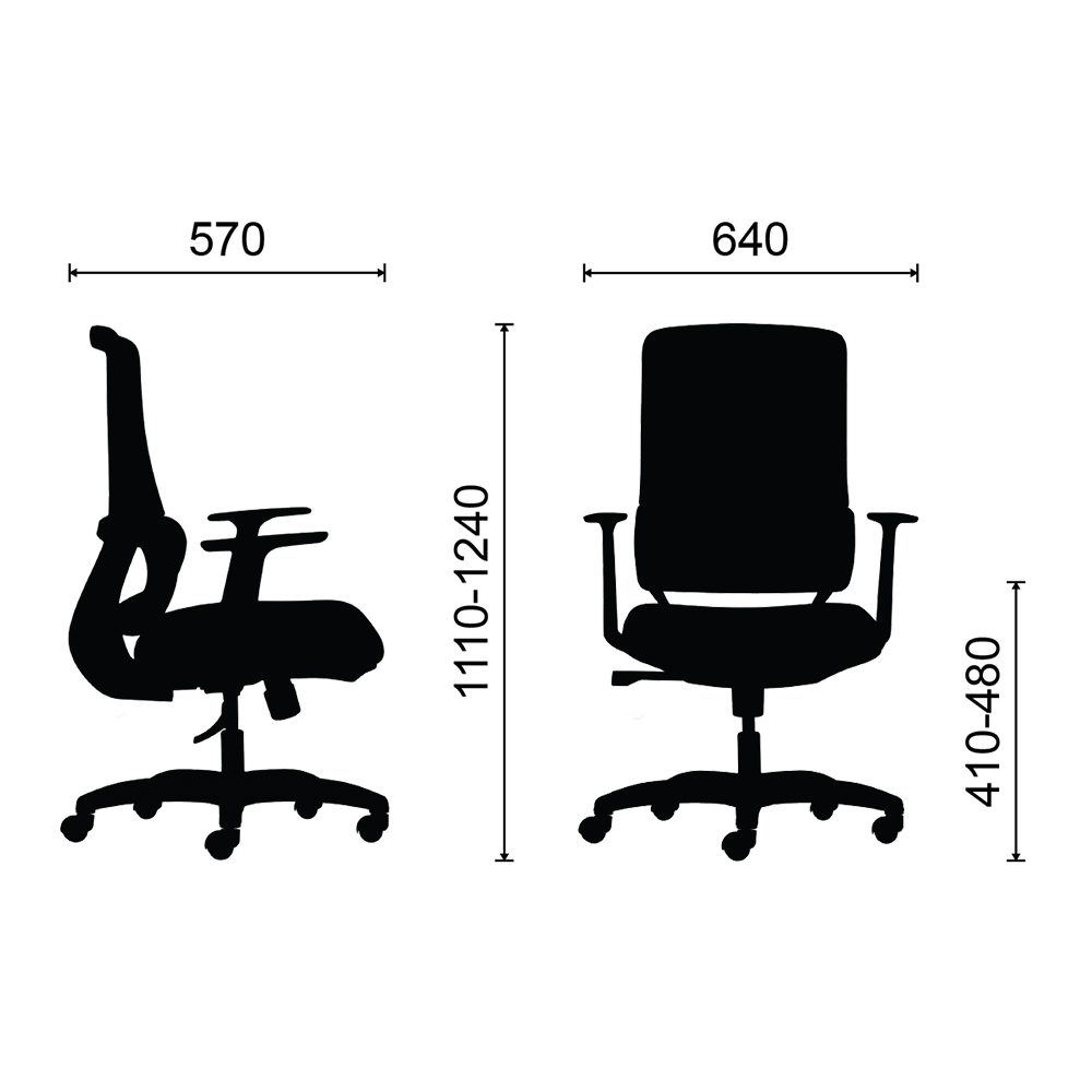 Ghế công thái học M1111 - 03