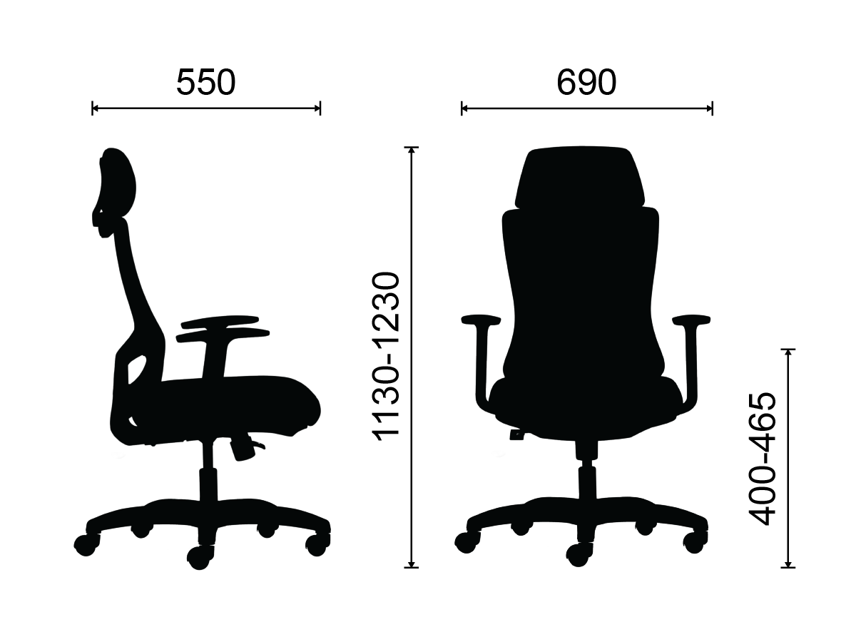 Ghế công thái học M1106 D - 03