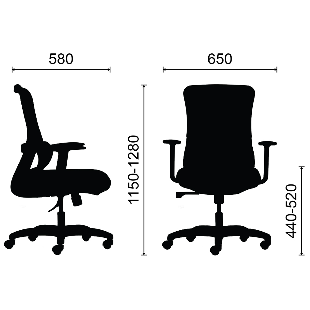 Ghế công thái học M1104 - 03