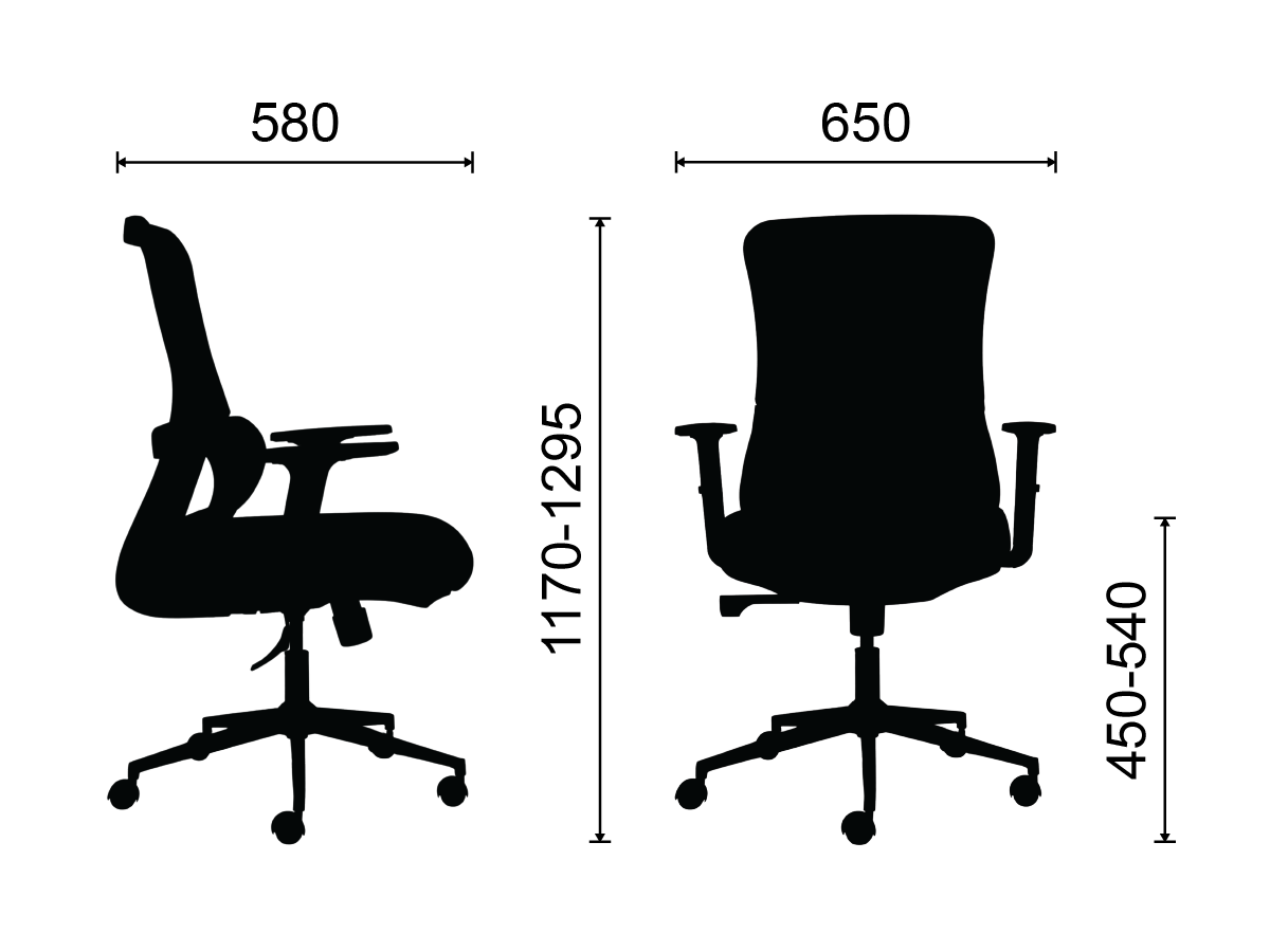 Ghế công thái học M1104 - 02