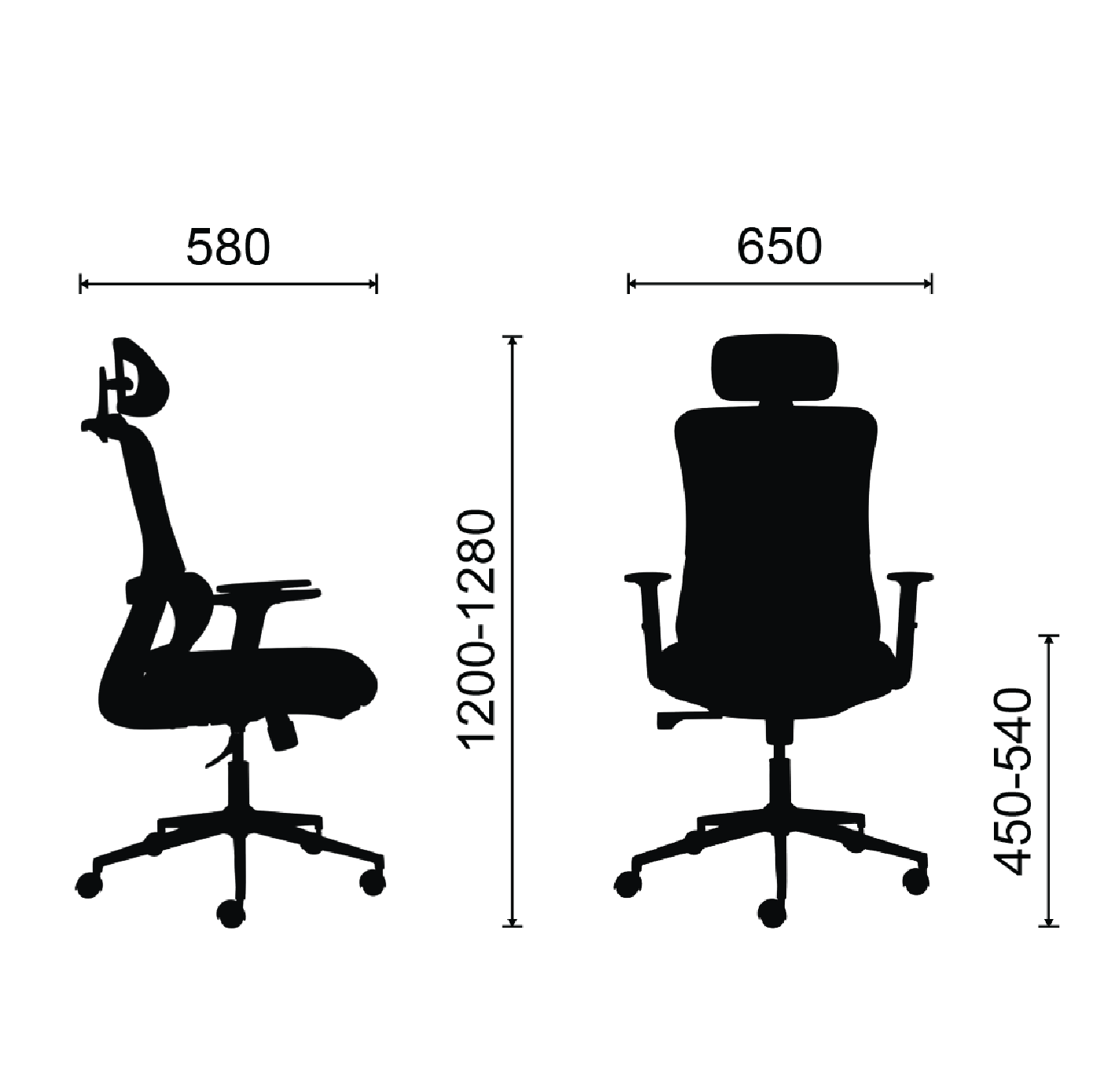 Ghế công thái học M1104 - 01