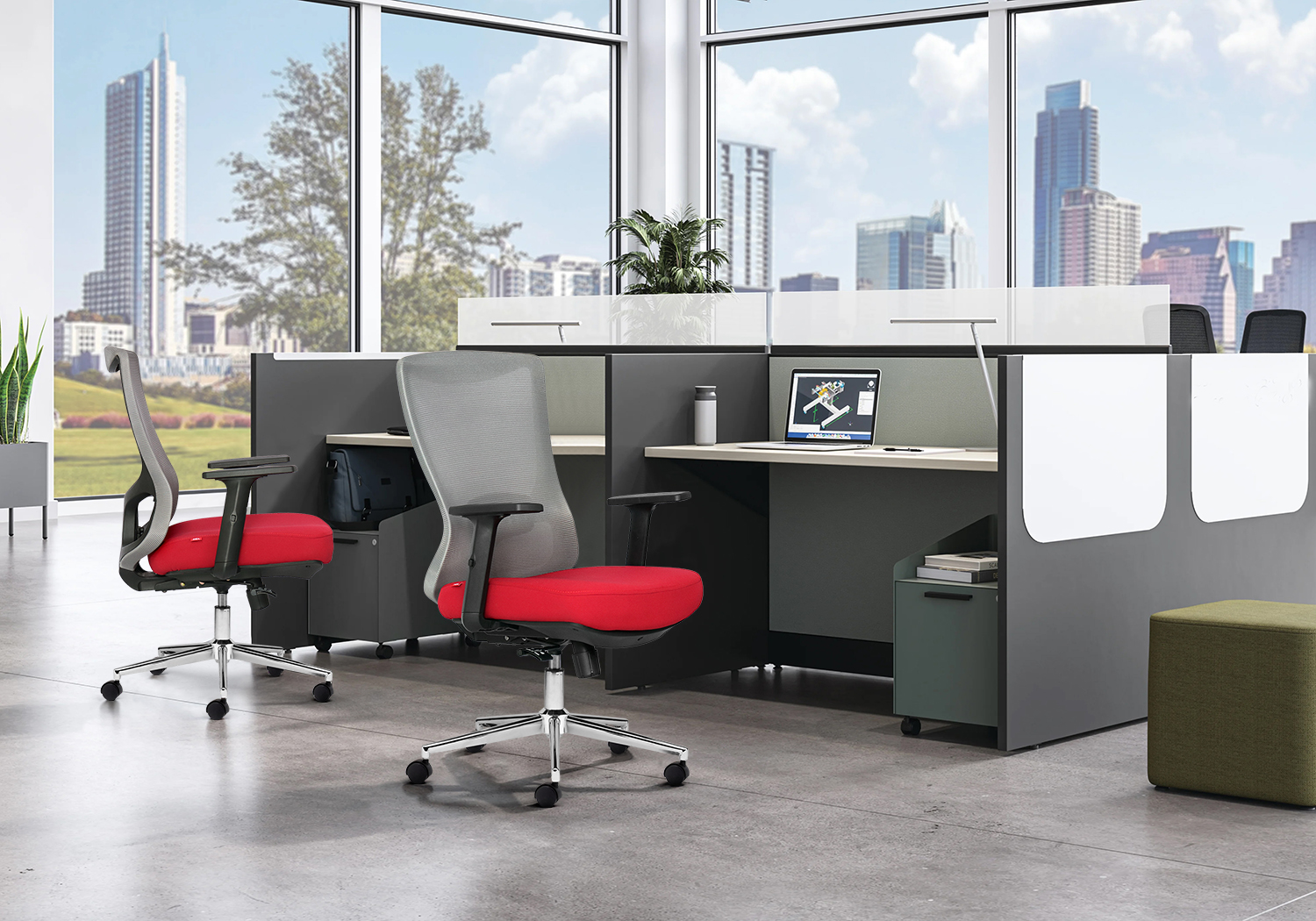 Ghế công thái học M1106 D - 02