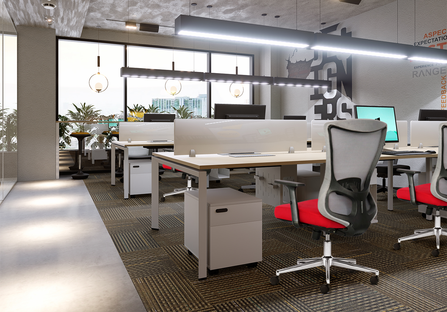 Ghế công thái học M1106 D - 02