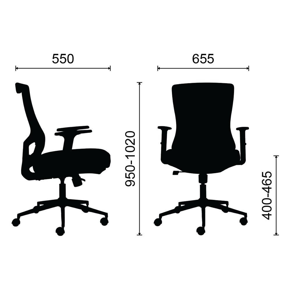 Ghế công thái học M1106 D - 02