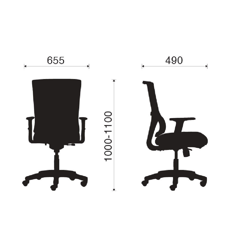 Ghế công thái học M1081 - 04