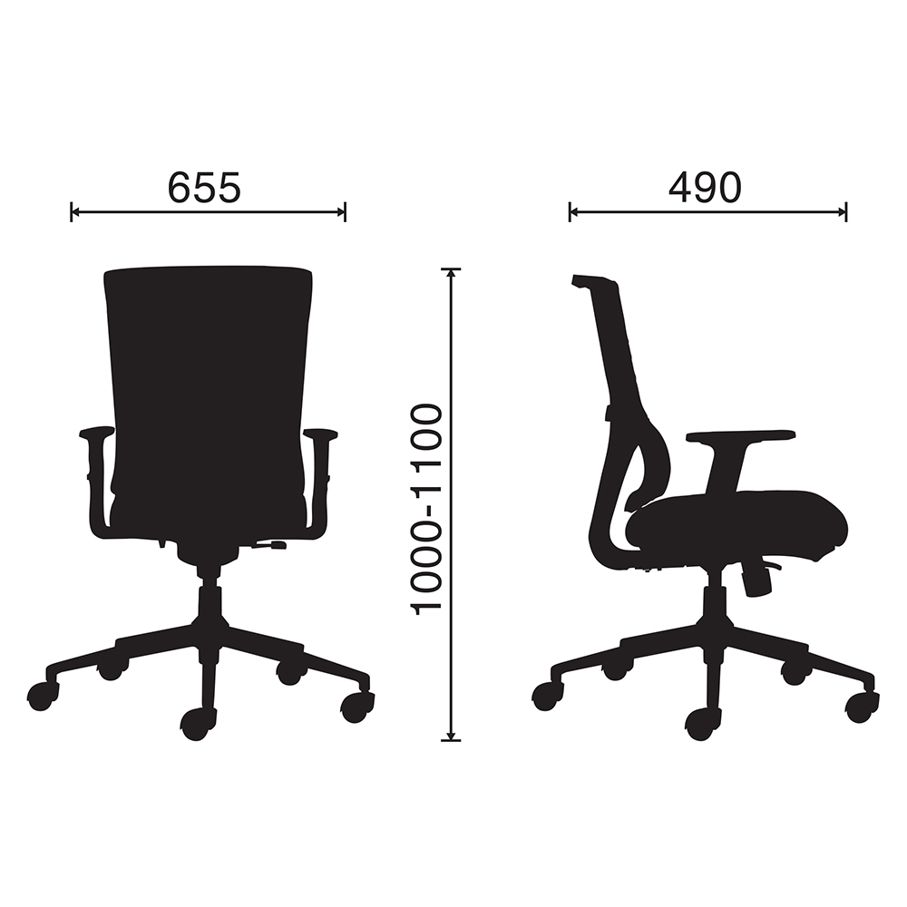 Ghế công thái học M1081 - 03