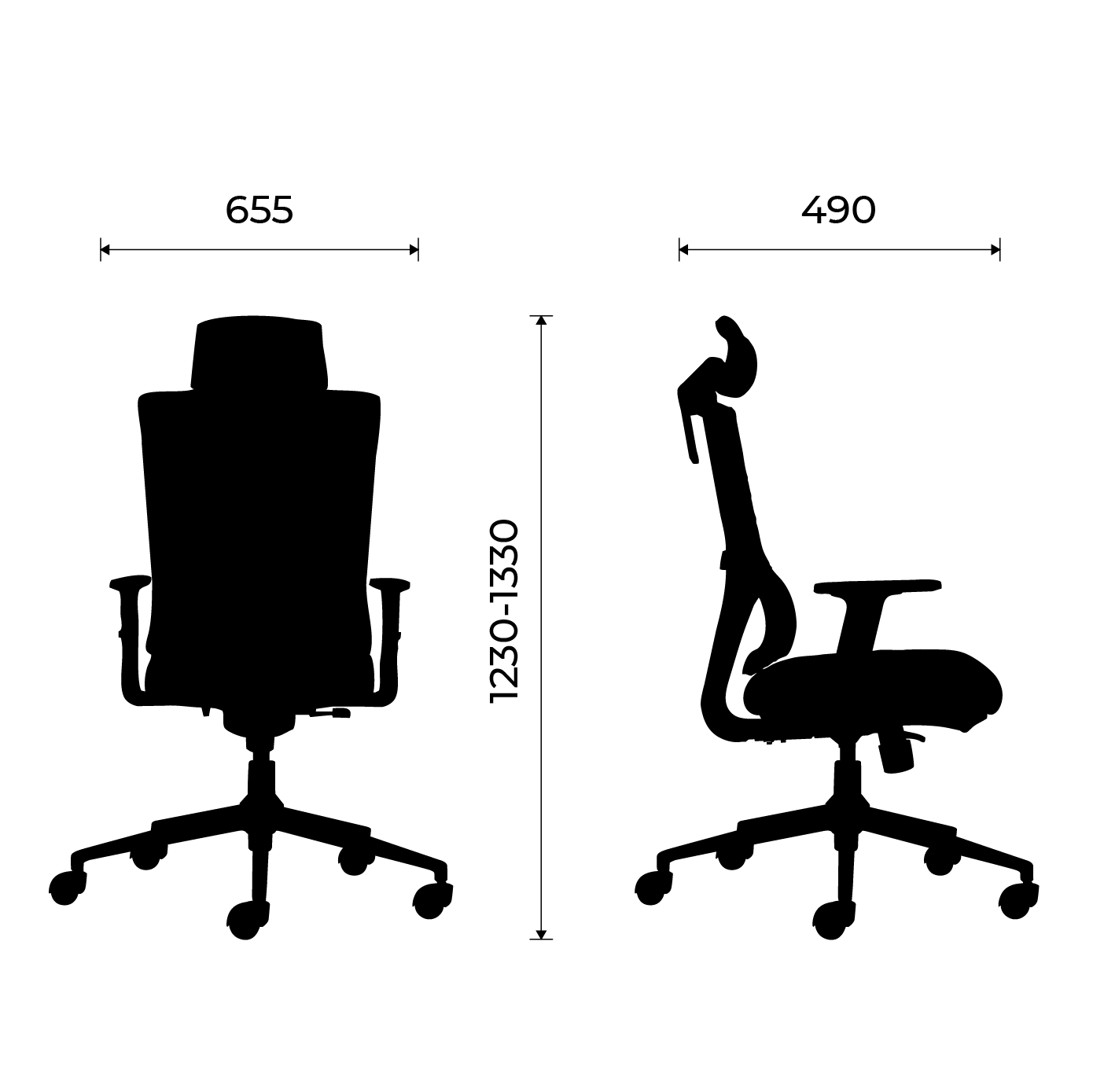 Ghế công thái học M1081 - 01