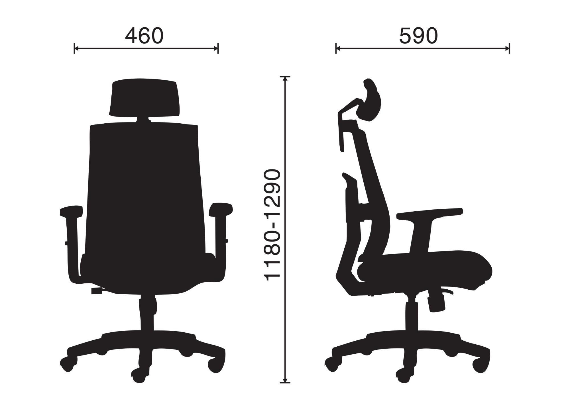 Ghế công thái học M1084 - 02