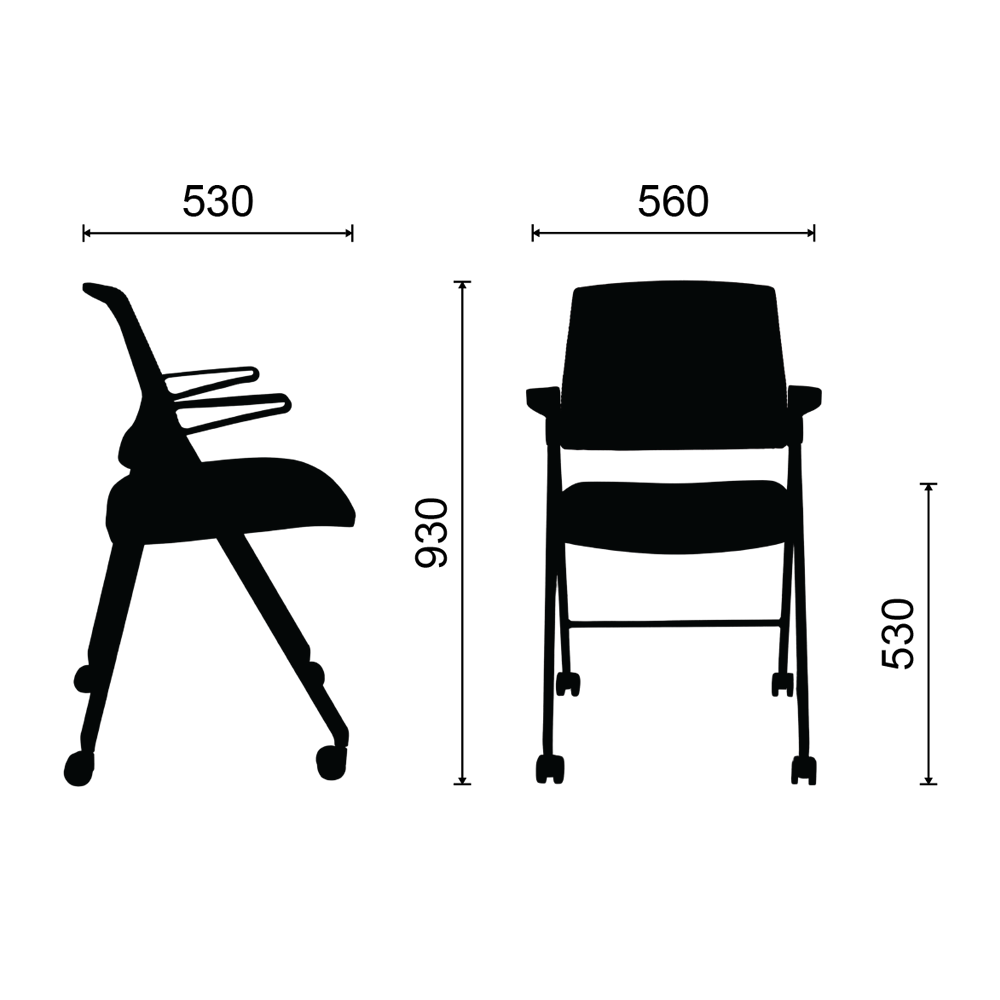 Ghế đào tạo M1118 - 01