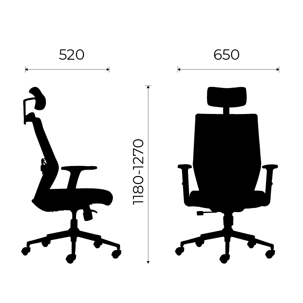 Ghế công thái học M1083 - 02