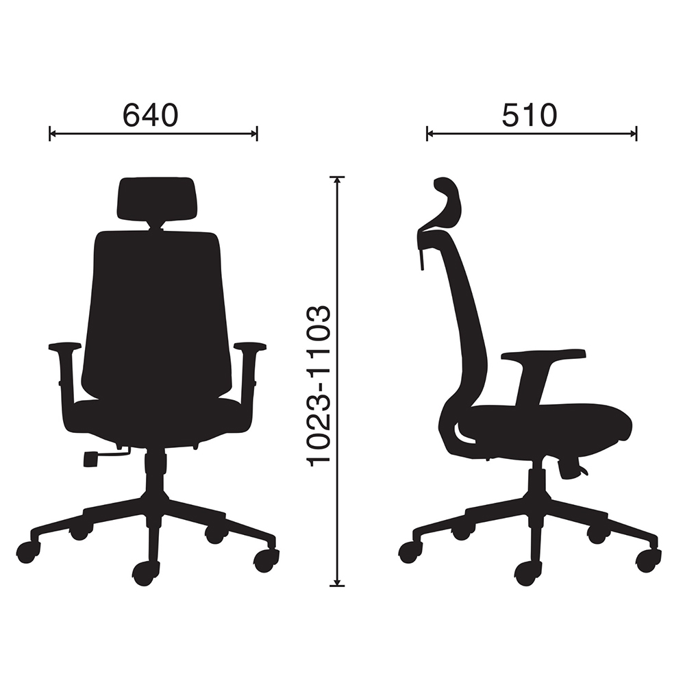 Ghế quản lý M1080 - 01