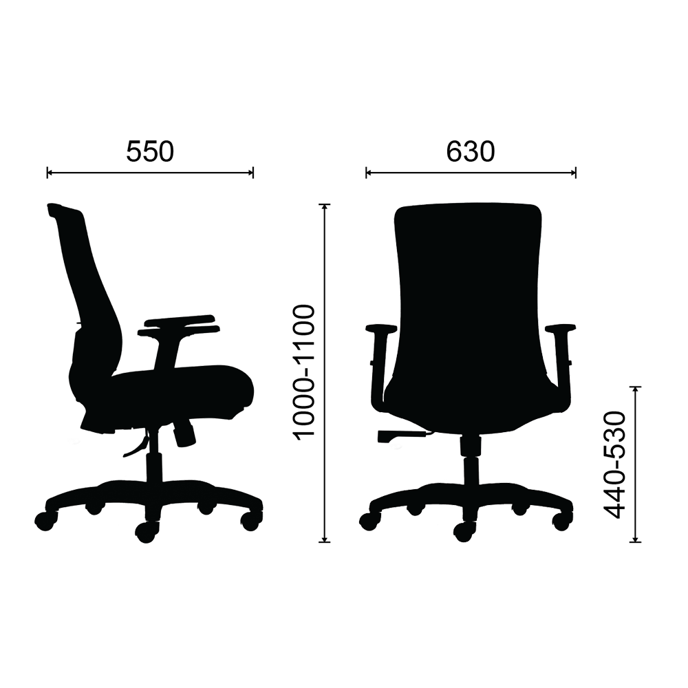 Ghế nhân viên M1107 - 02