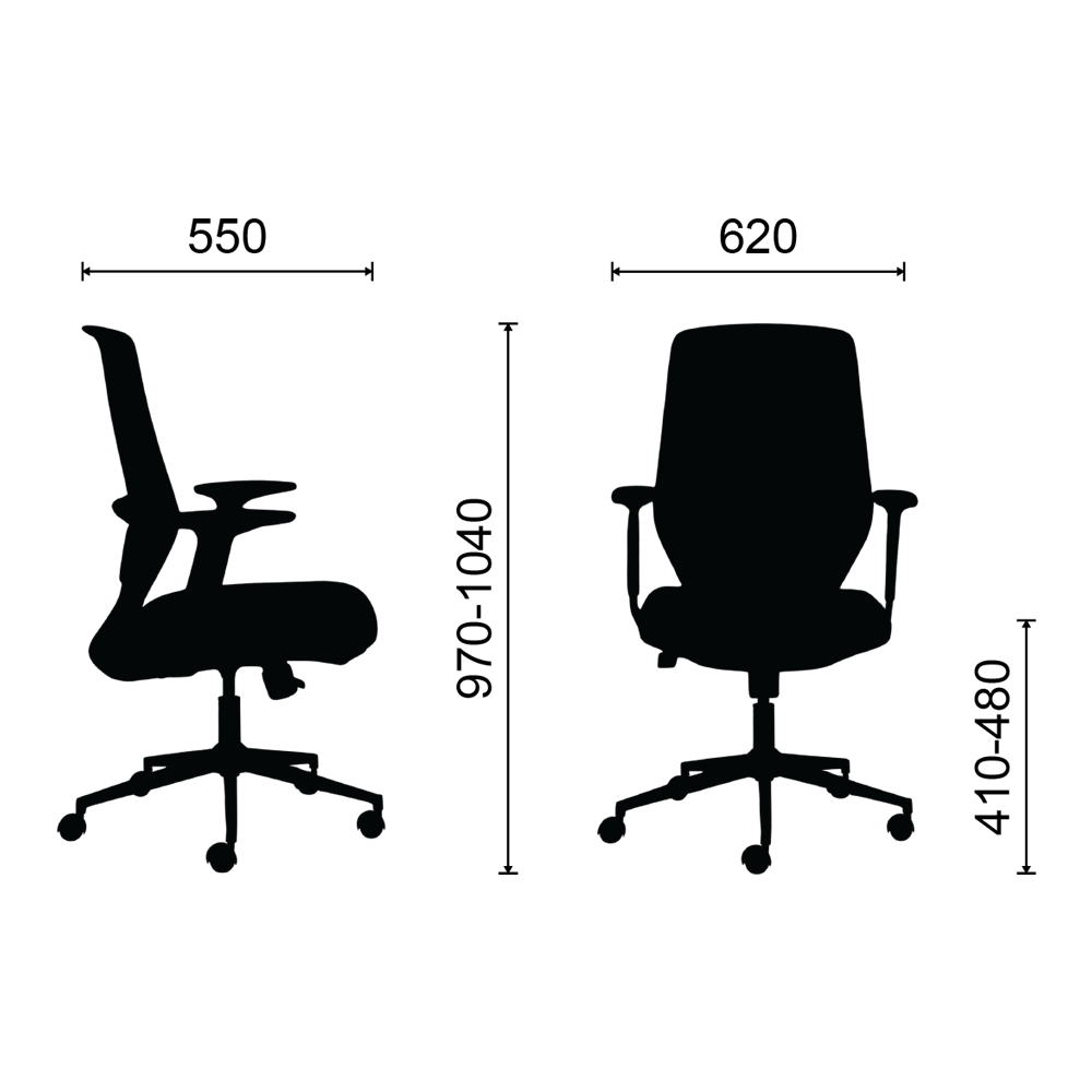 Ghế nhân viên M1110 T - 01