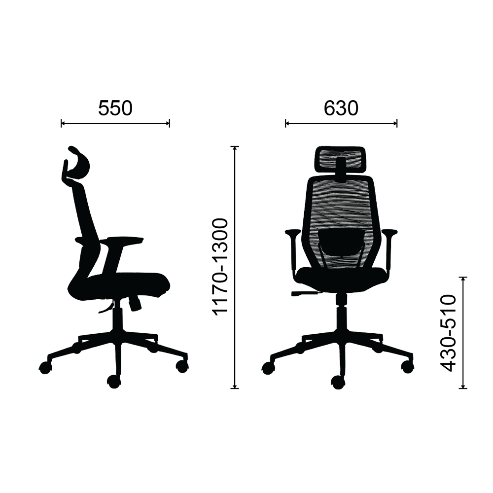 Ghế nhân viên M1110 X - 01