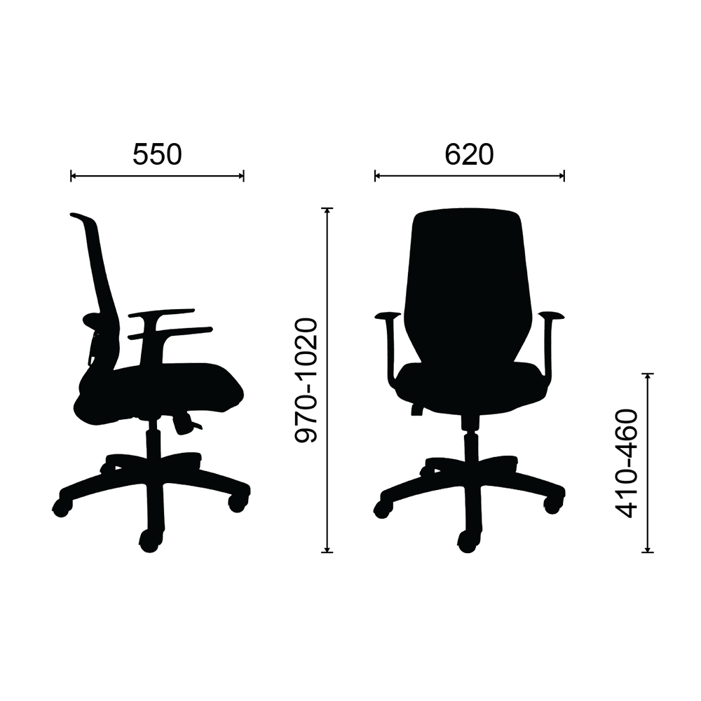 Ghế nhân viên M1110 D - 03