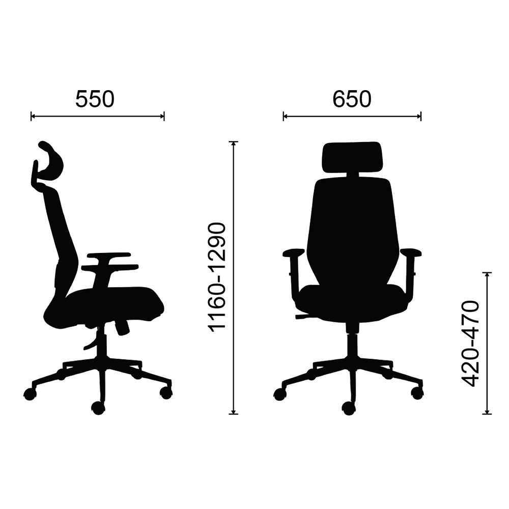 Ghế nhân viên M1110 D - 01