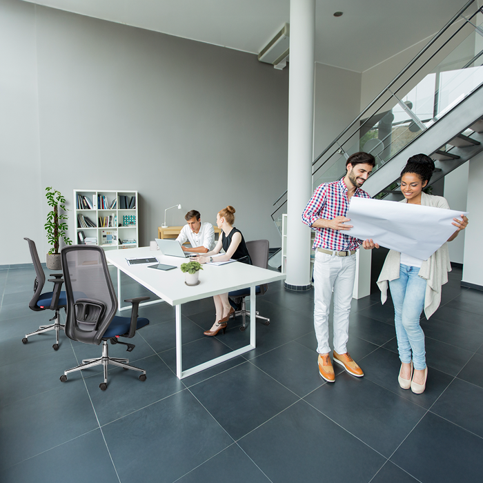 Ghế nhân viên M1110 D - 02