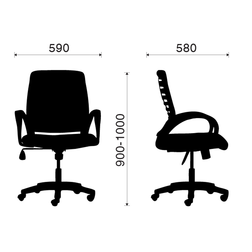 Ghế nhân viên M1018 - 02