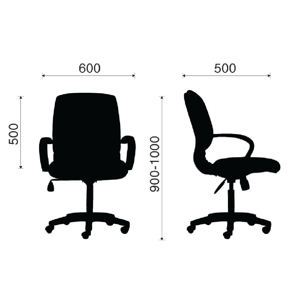 Ghế nhân viên M1068 - 02