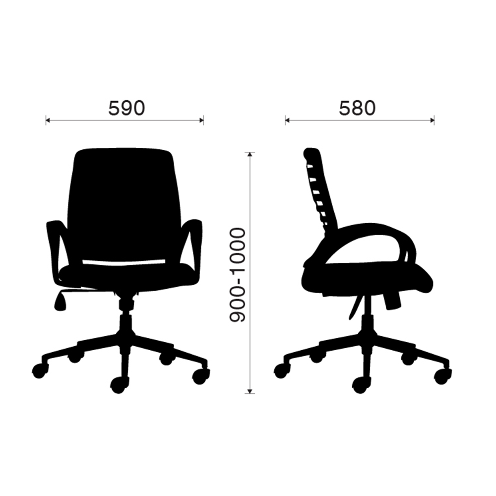 Ghế nhân viên M1018 - 01