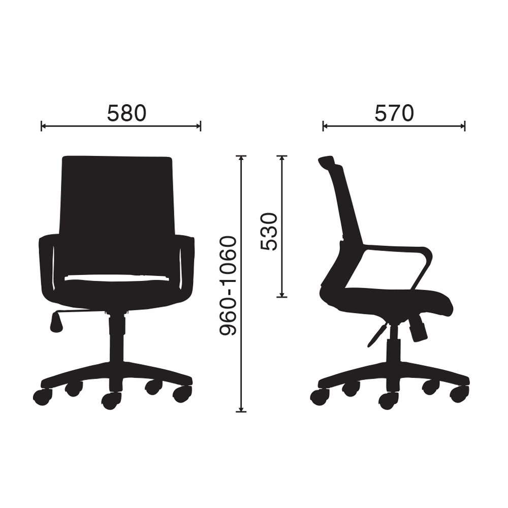 Ghế văn phòng M1051 - 01