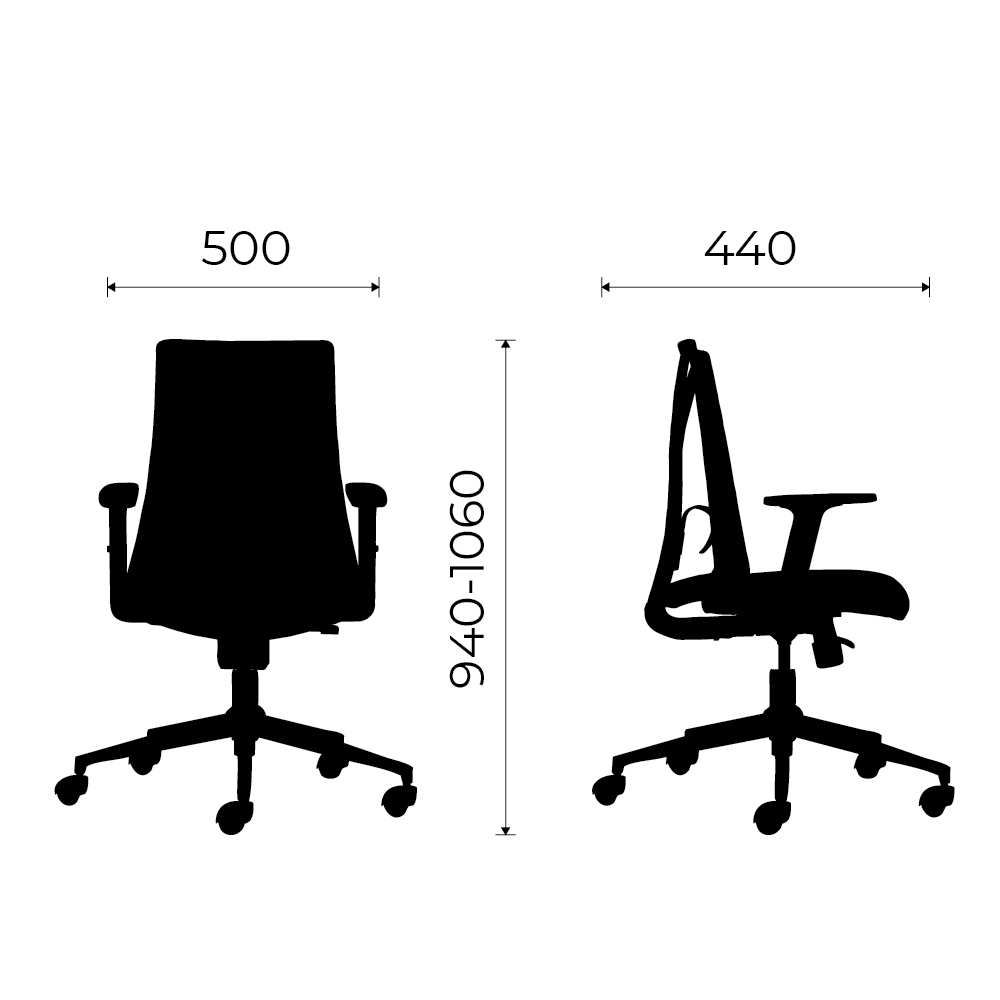 Ghế văn phòng M1087 T - 01