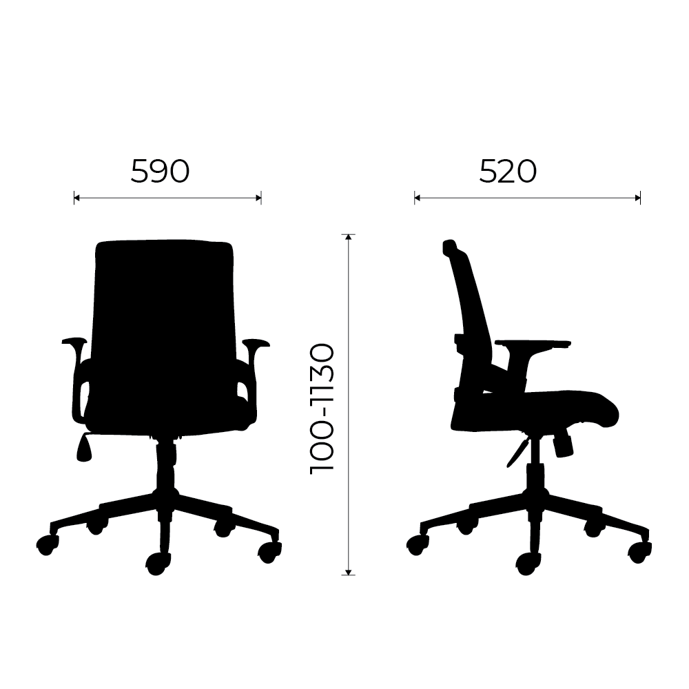 Ghế văn phòng M1086 - 01