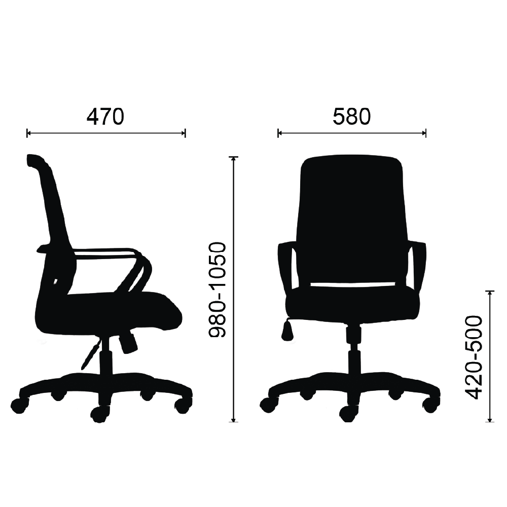 Ghế nhân viên M1102 T - 02
