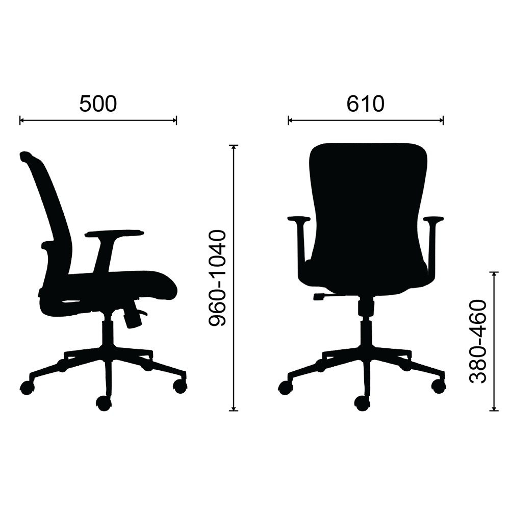 Ghế nhân viên M1101 T - 01
