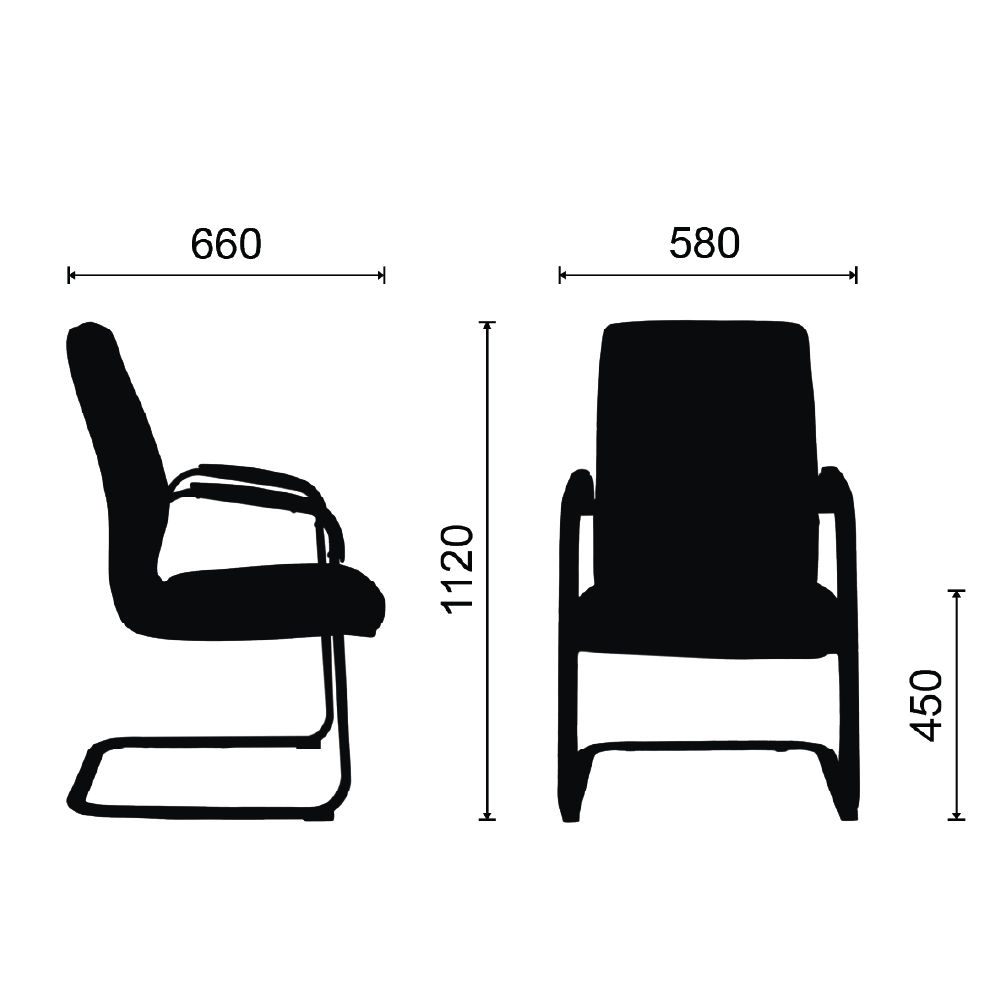Ghế phòng họp M1108 - 03