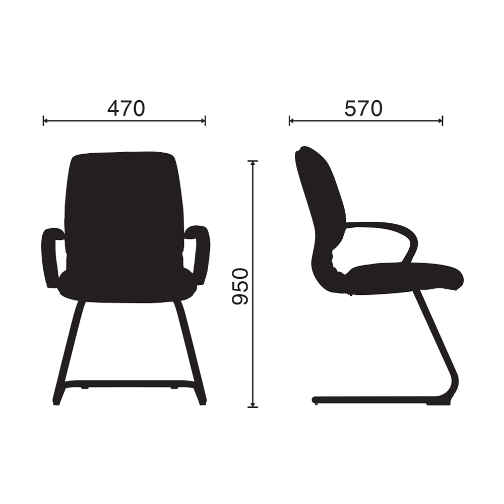 Ghế phòng họp M1020 - 04