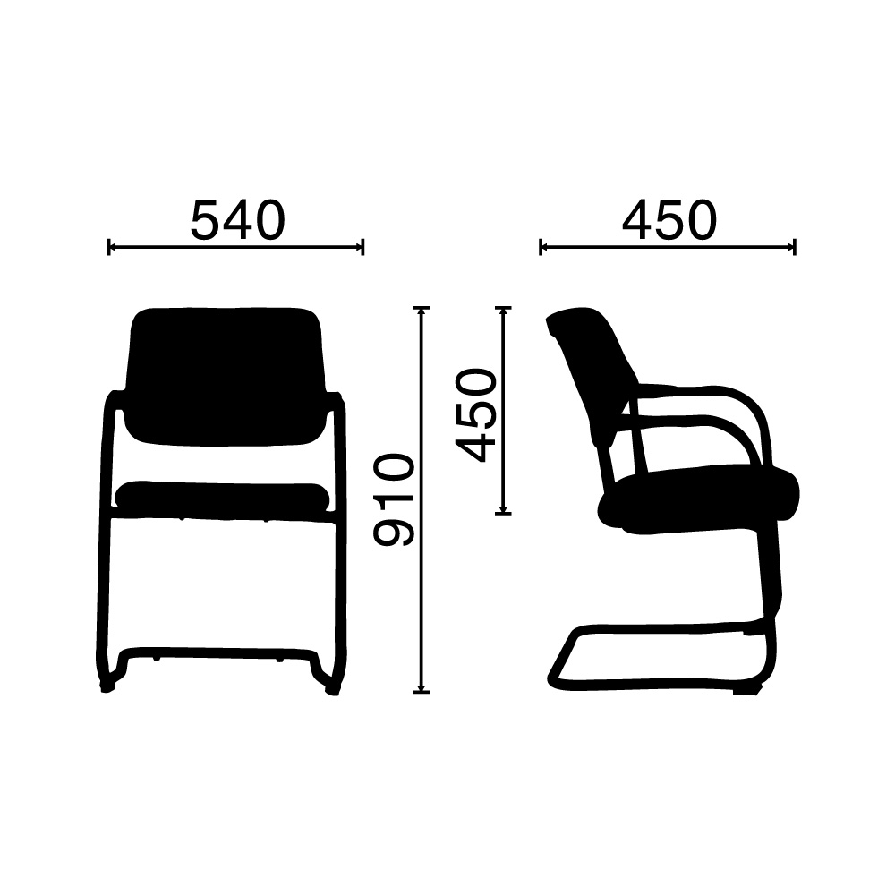 Ghế phòng họp M1066 - 02