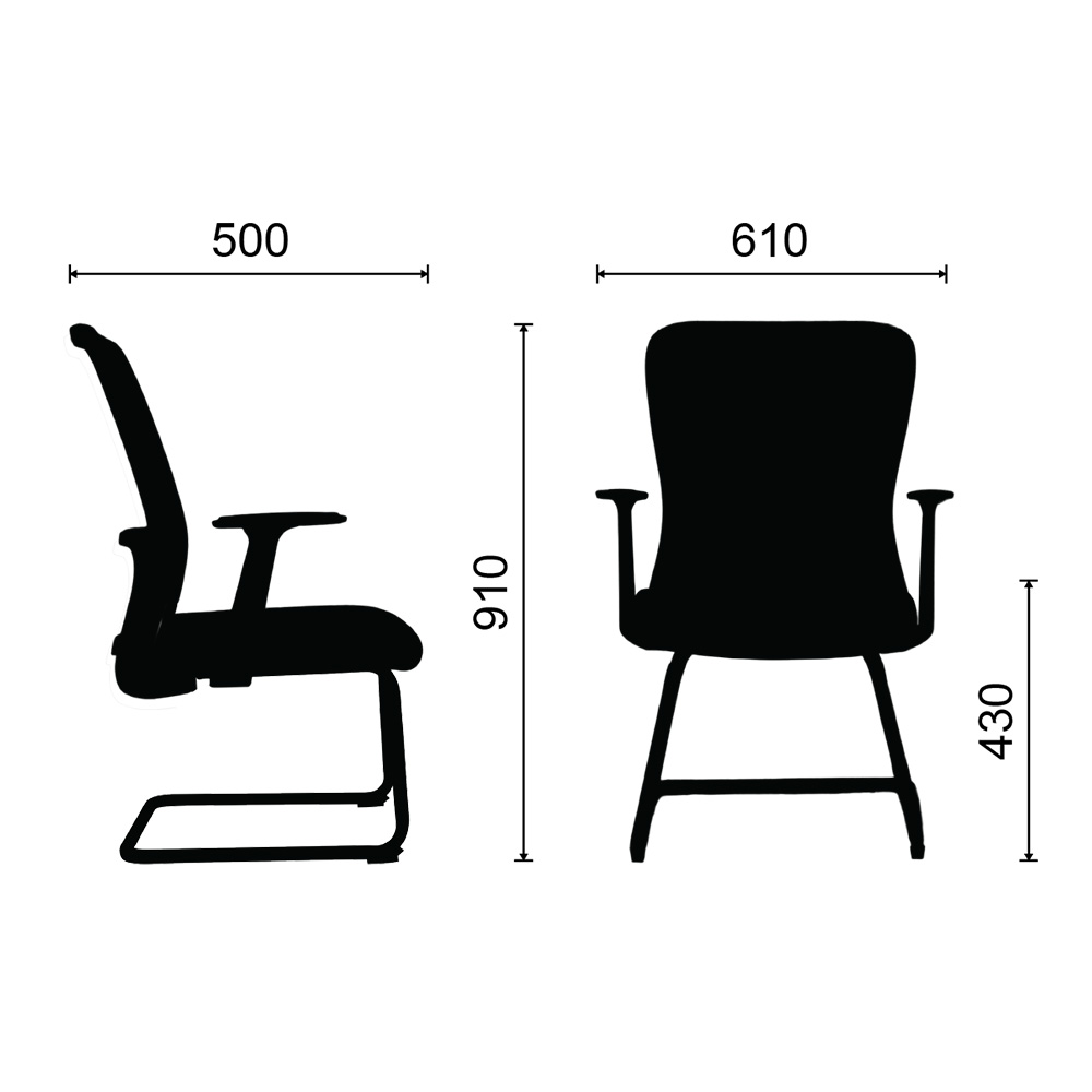 Ghế phòng họp M1101 D - 03