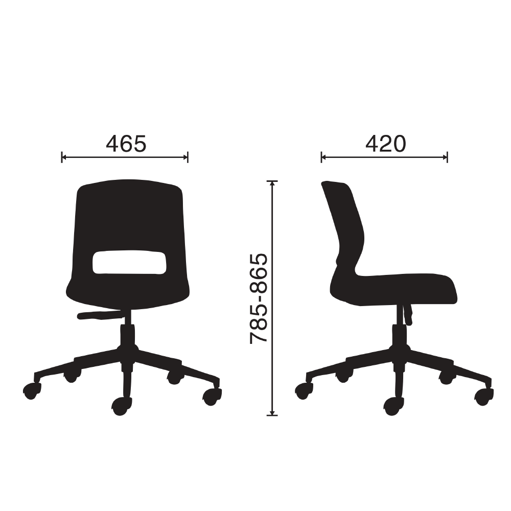 Ghế xoay đa năng M1090 - 03