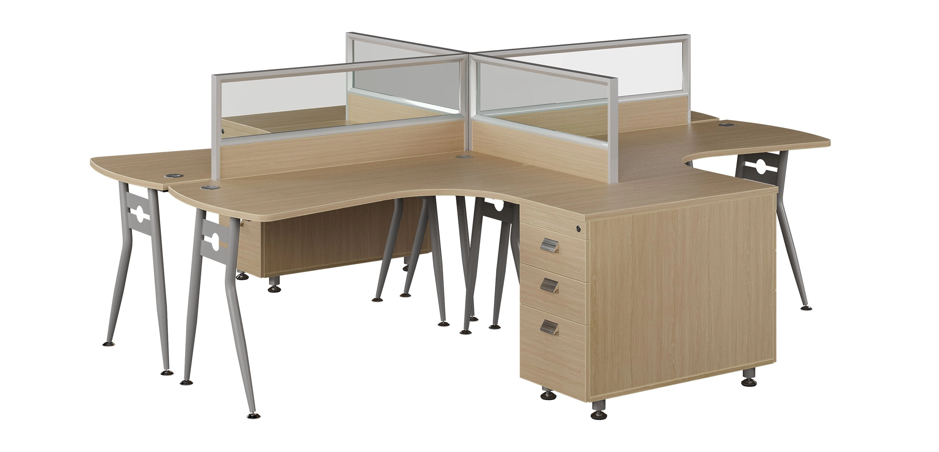 CỤM BÀN LÀM VIỆC ROYAL THE ONE 
HRMD04