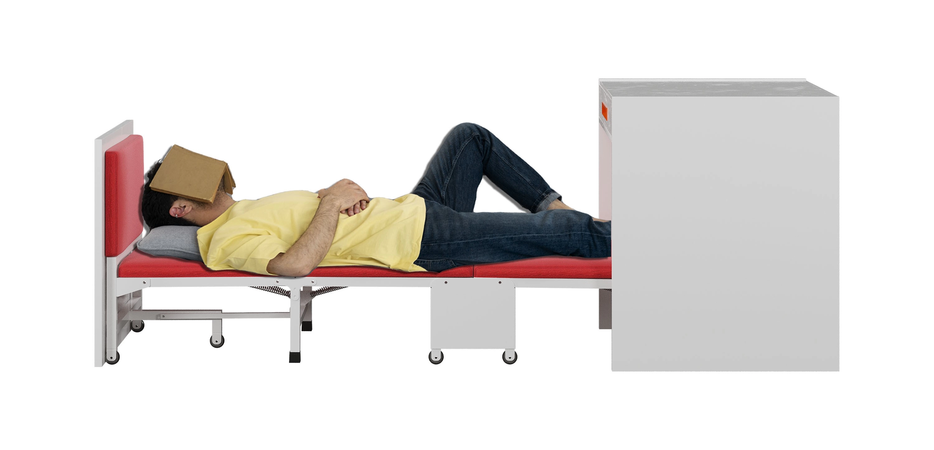 HỘC KẾT HỢP GIƯỜNG GẤP UNIQE THE ONE 
HSGG01