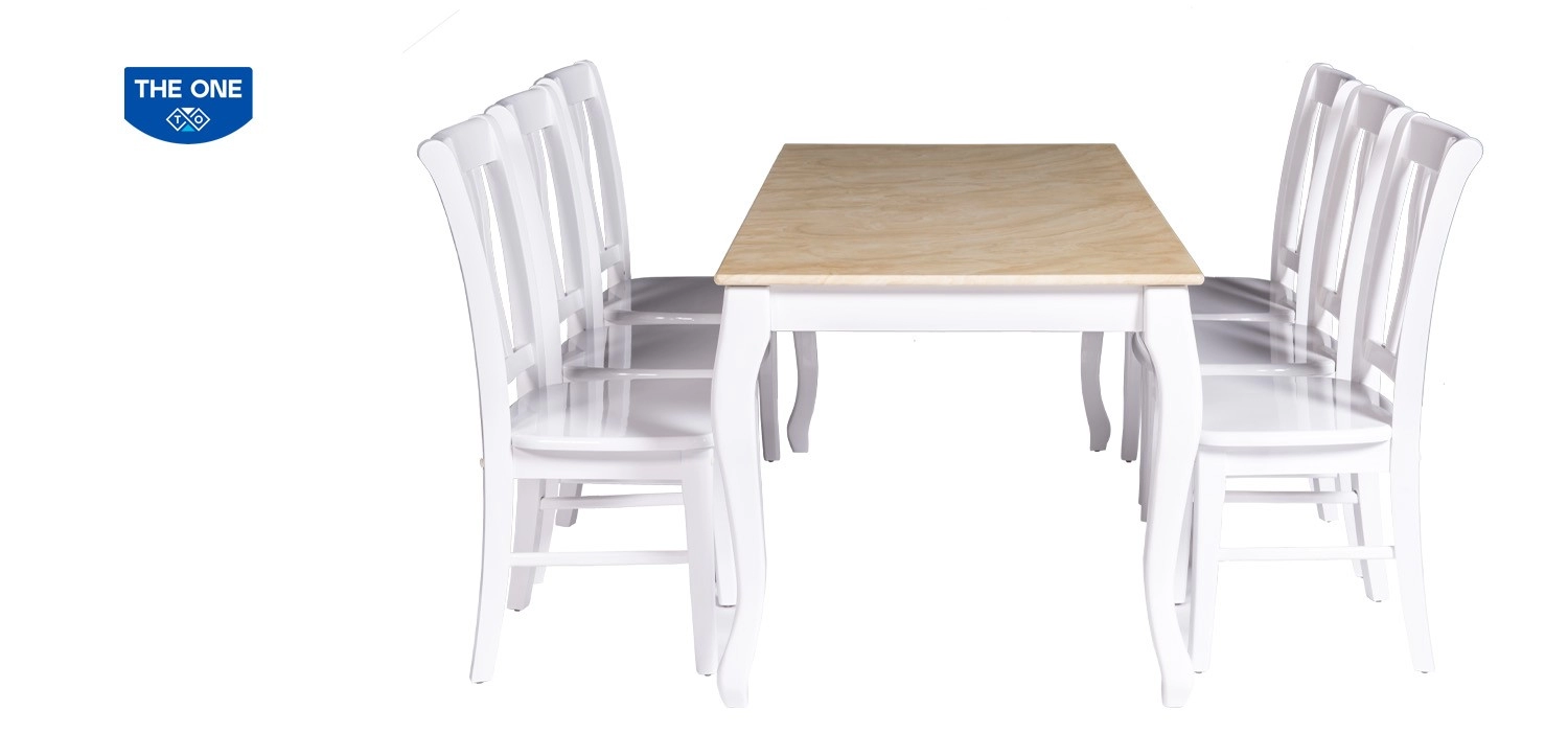 BÀN GHẾ ĂN GỖ SƠN HIGH GLOSSY THE ONE 
HGB61A/HGB61B/ HGG61