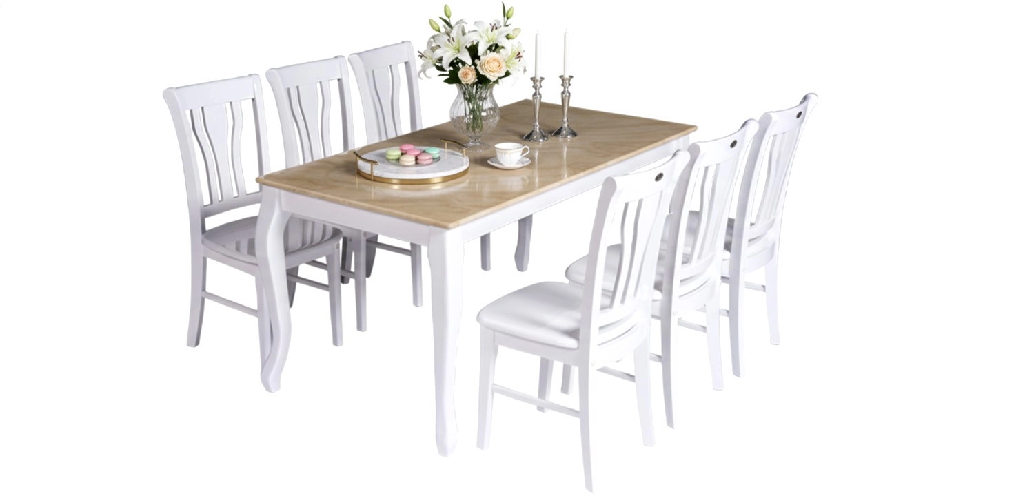 BÀN GHẾ ĂN GỖ SƠN HIGH GLOSSY THE ONE 
HGB61A/HGB61B/ HGG61