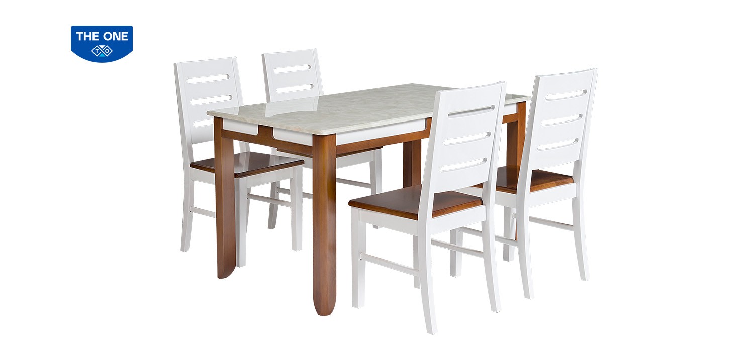 BÀN GHẾ ĂN GỖ SƠN HIGH GLOSSY THE ONE 
HGB64A/HGB64B/HGG64