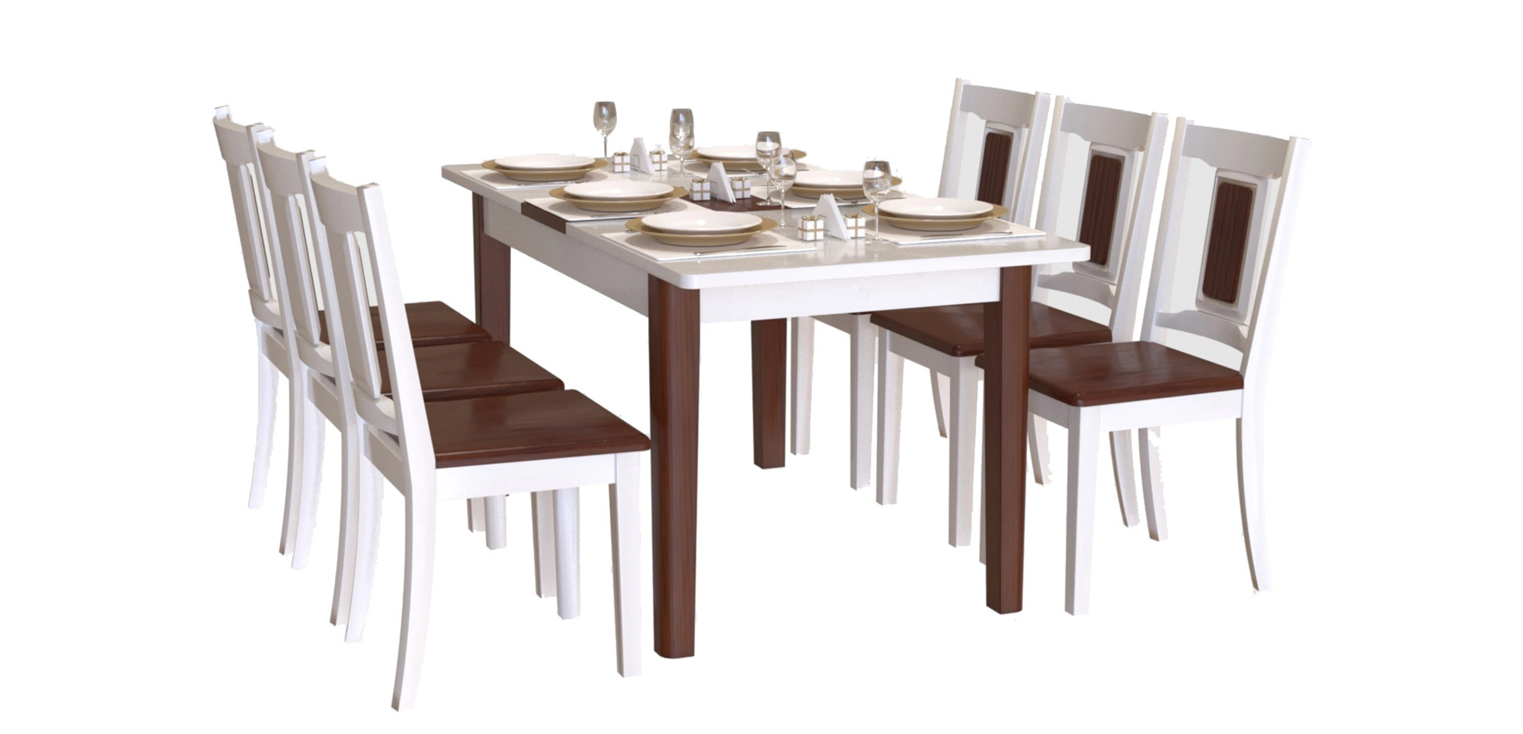 BÀN GHẾ ĂN GỖ SƠN HIGH GLOSSY THE ONE 
HGB71AK10/HGB71BK10/HGG71