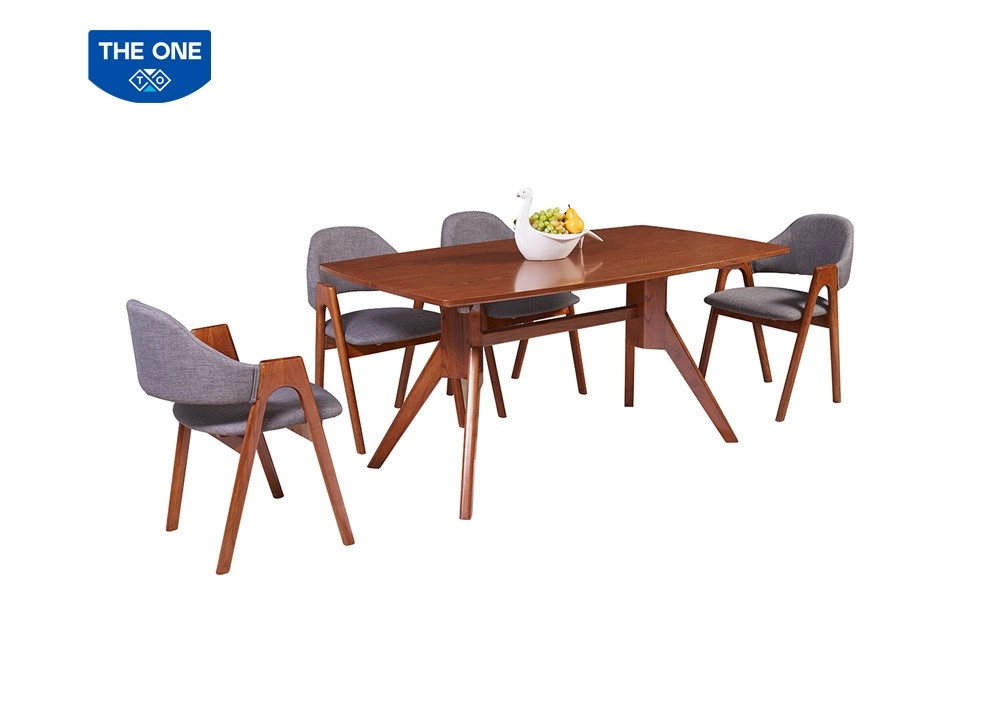 BÀN GHẾ ĂN GỖ SƠN HIGH GLOSSY THE ONE 
HGB79A / HGG79