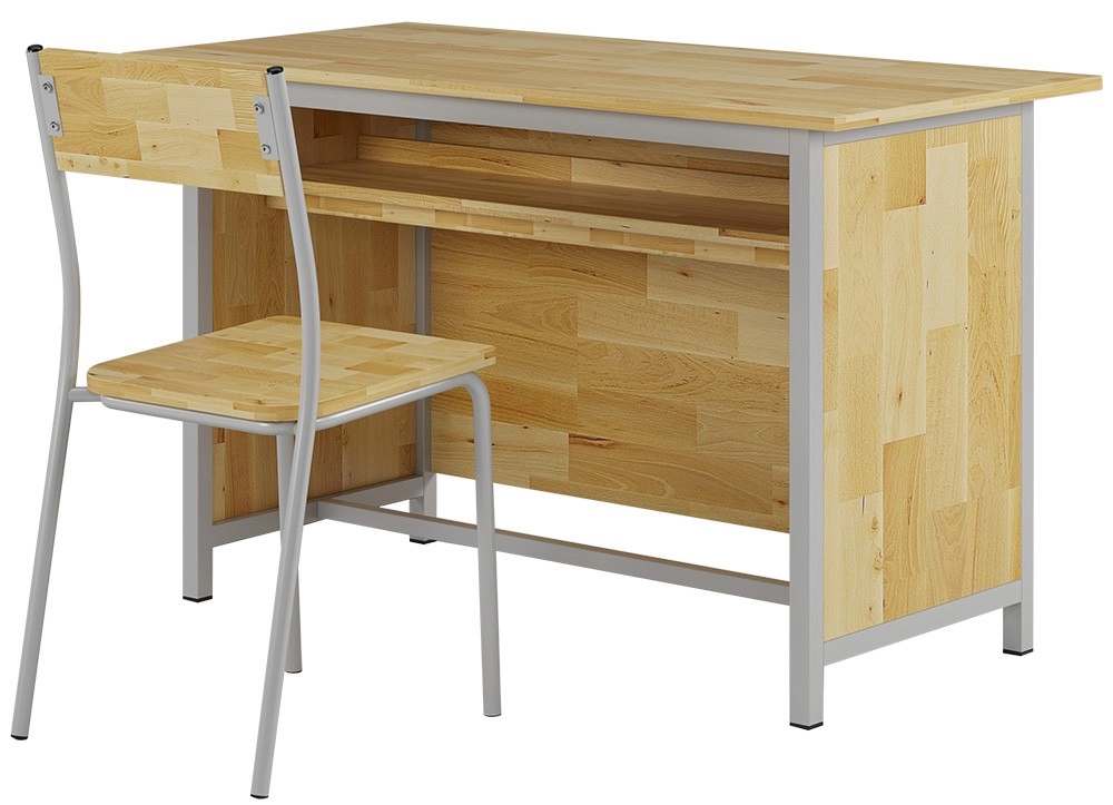 BÀN GHẾ GIÁO VIÊN GỖ TỰ NHIÊN THE ONE 
BGV101G-GGV101G