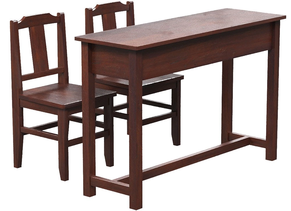 BÀN HỌC SINH GỖ TỰ NHIÊN THE ONE 
BHS501-5+GHS501-5