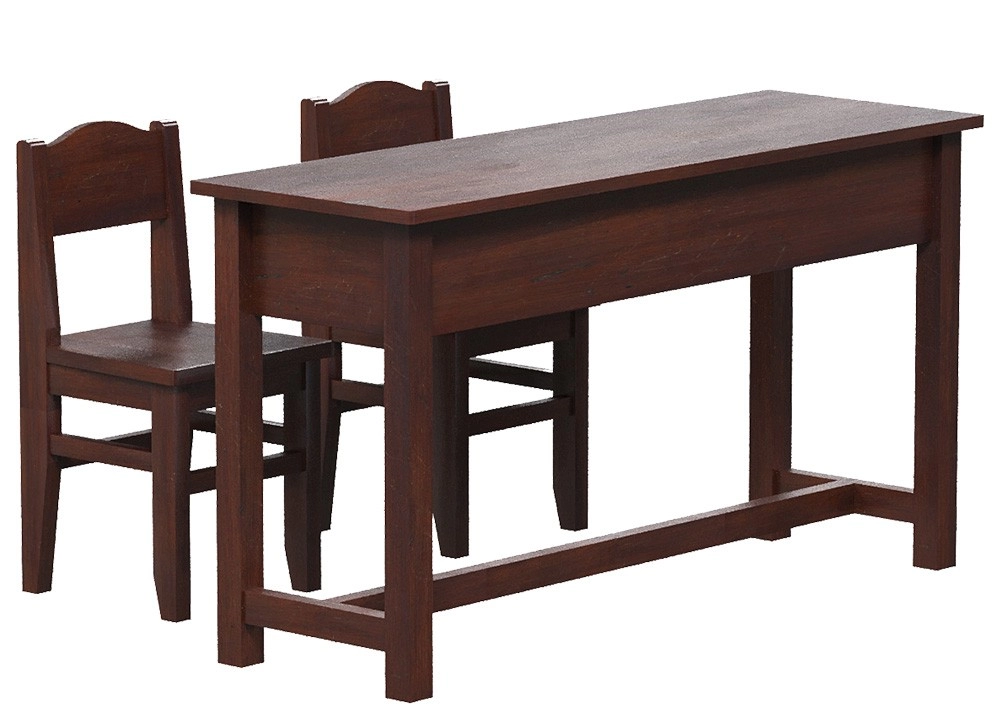 BÀN HỌC SINH GỖ TỰ NHIÊN THE ONE 
BHS501-3+GHS501-3/BHS501-4 + GHS501-4