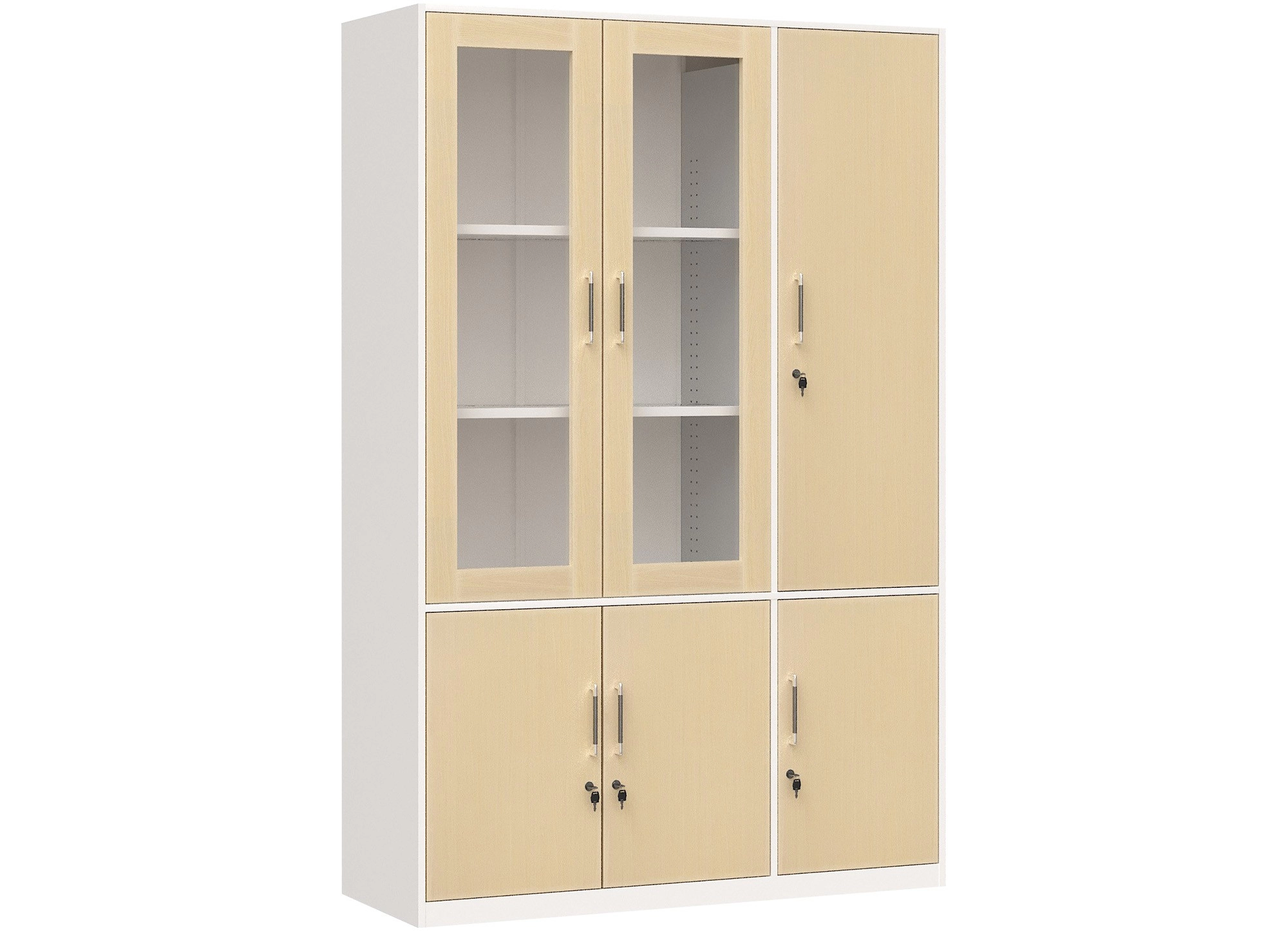 TỦ SẮT CÁNH GỖ THE ONE 
TU09K5GM